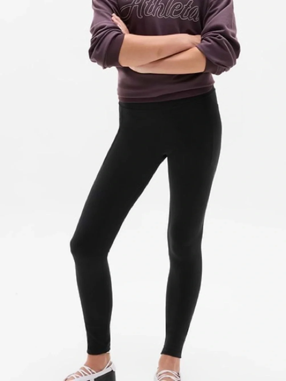Athleta Girl High Rise Stash Your Treasures Legging Black Size Large / 12